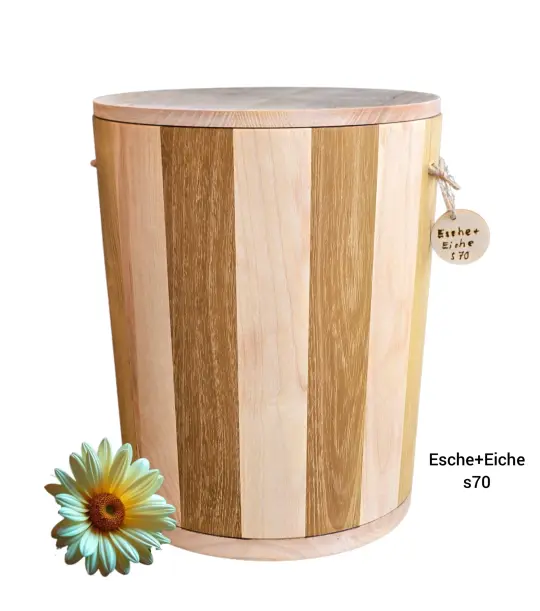 Holz Urne - Eiche m70