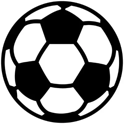Emblem-Fußball/Weiß