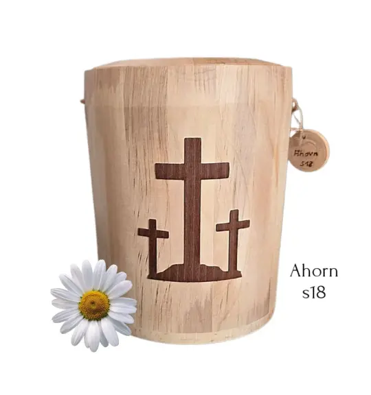 Holz Urne - Ahorn m18