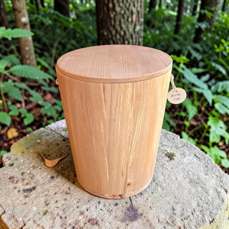 Holz Urne - Buche s08