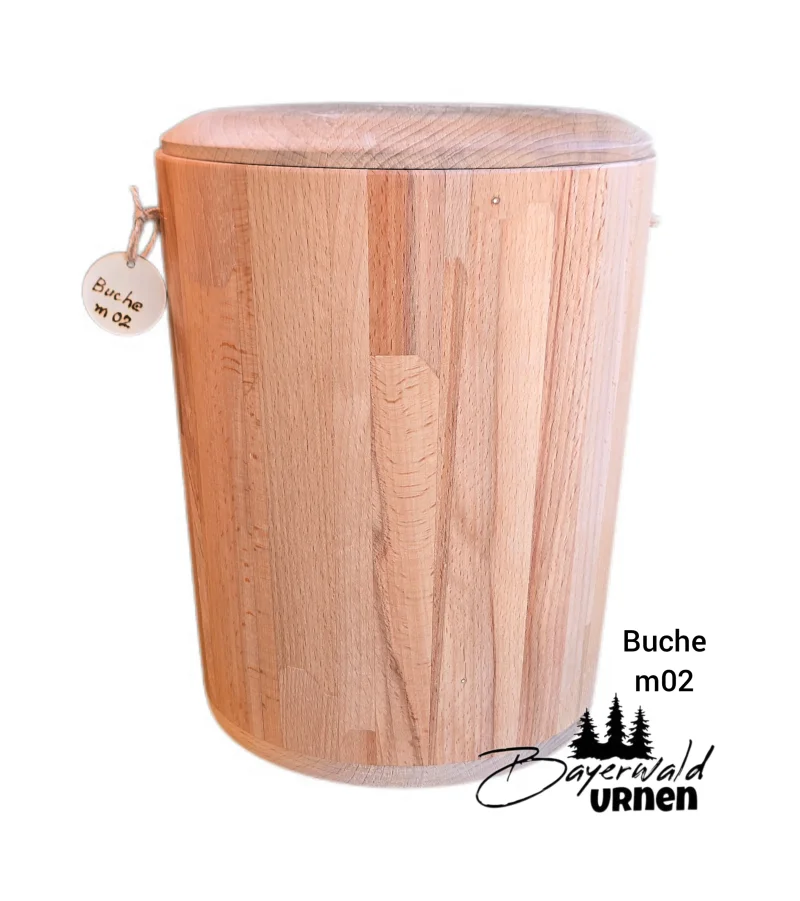 Holz Urne - Buche m02