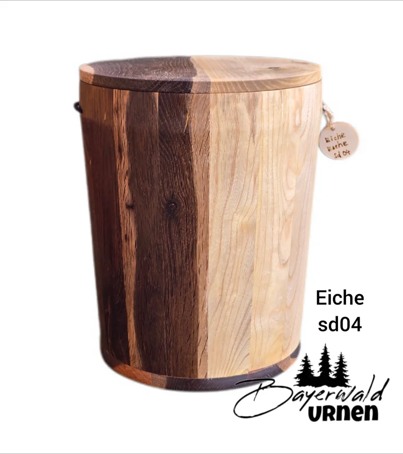 Holz Urne - Eiche m04