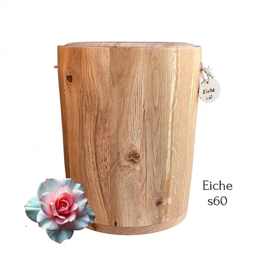 Holz Urne - Eiche s60