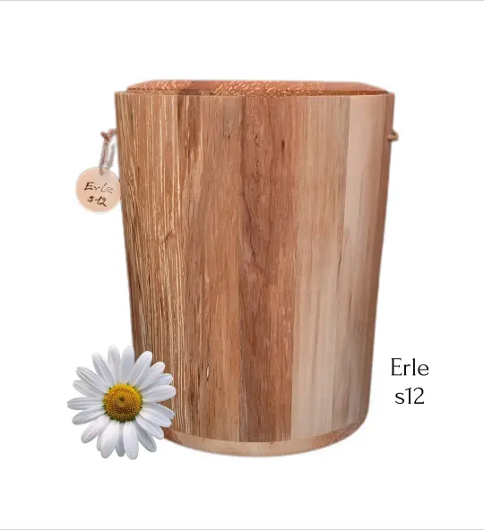 Holz Urne - Erle s12