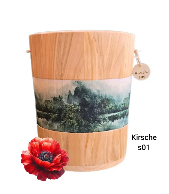 Holz Urne - Kirsche m01