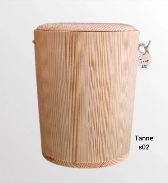 Holz Urne - Tanne s02