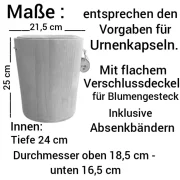 Holz Urne - Esche s09