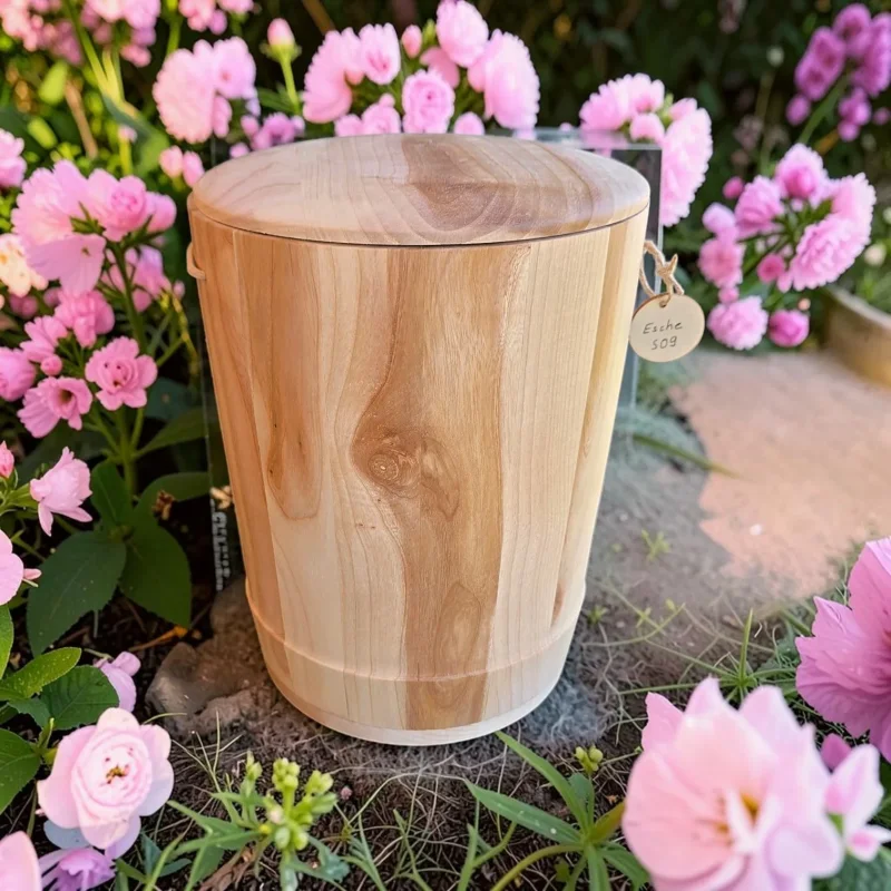 Holz Urne - Esche s09