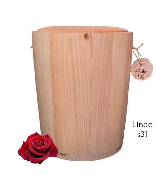 Holz Urne - Linde s31