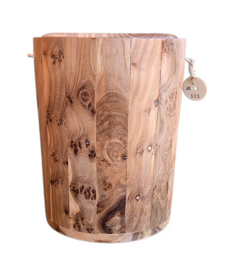 Holz Urne - Rüster s02