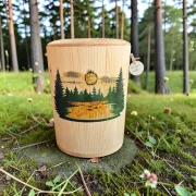 Holz Urne - Tanne m08