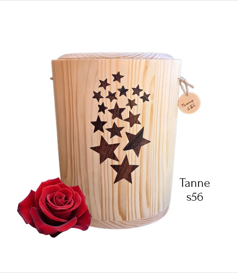 Holz Urne - Tanne m56