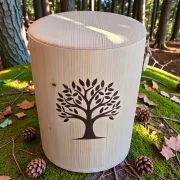 Holz Urne - Tanne m07