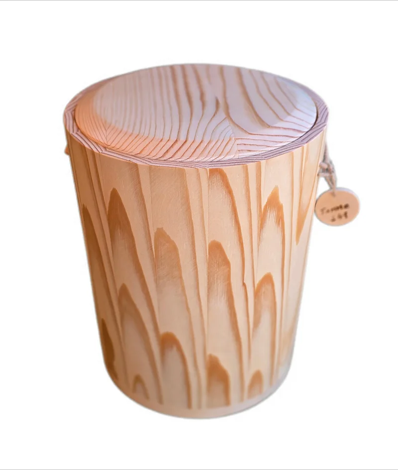 Holz Urne - Tanne s49