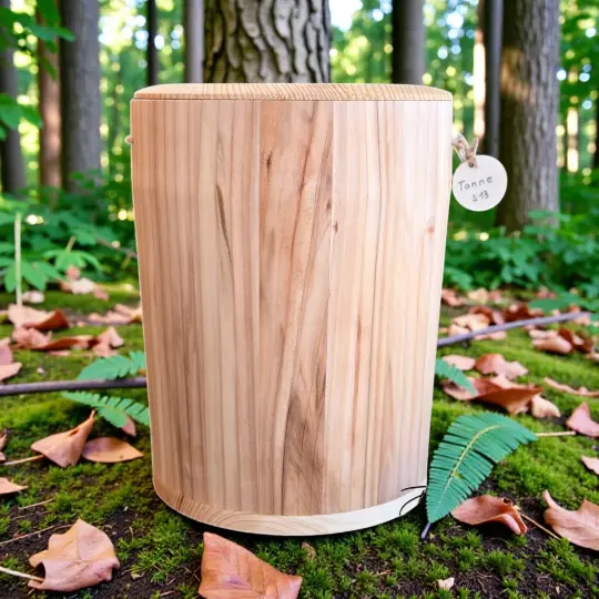 Holz Urne - Tanne s13