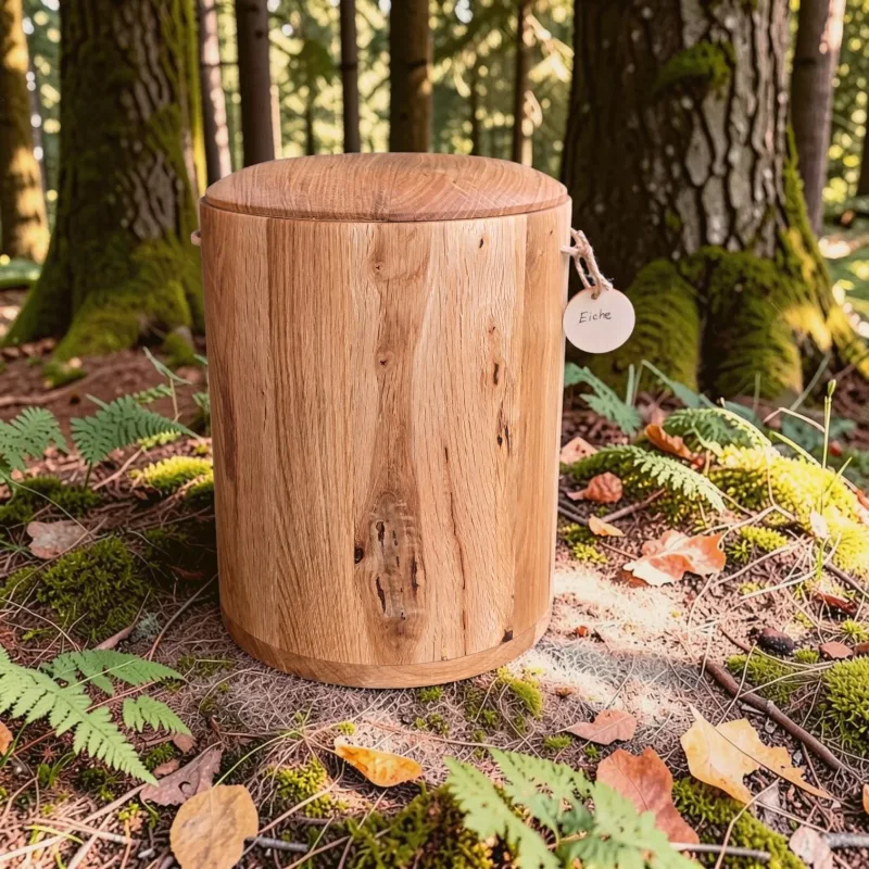 Holz Urne/Stille Wälder - Eiche