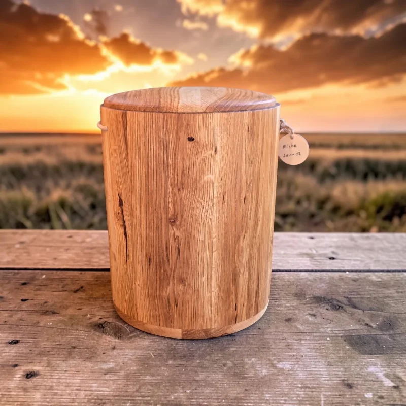 Holz Urne/Stille Wälder - Eiche