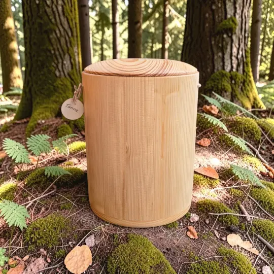 Holz Urne/Stille Wälder - Tanne