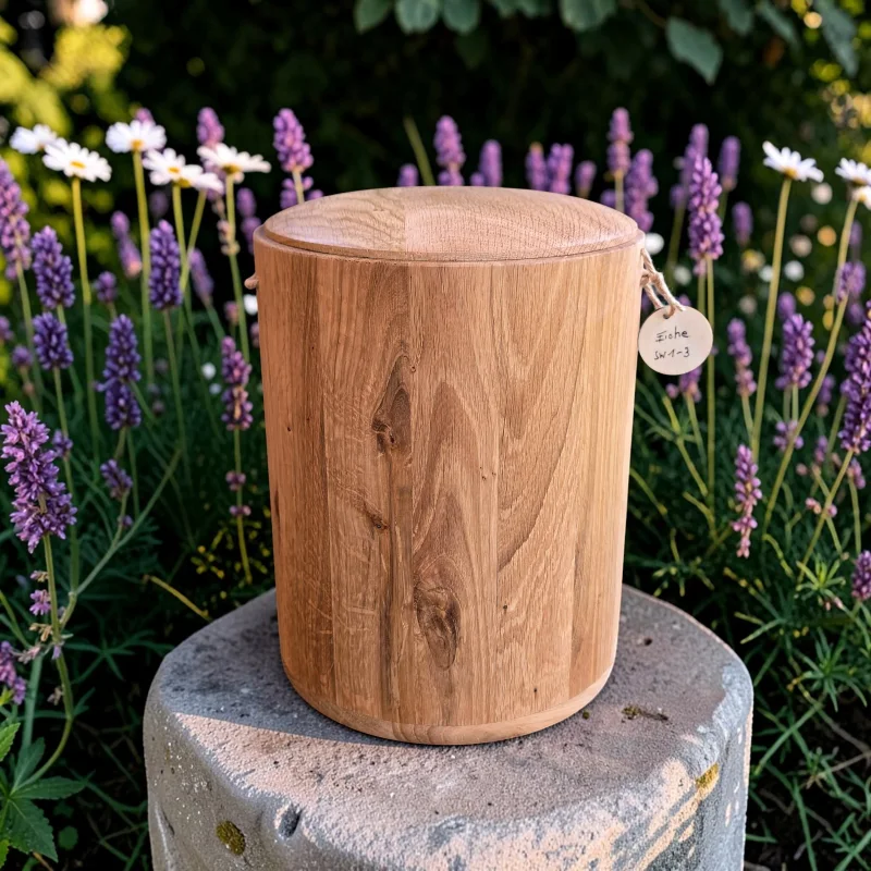 Holz Urne/Stille Wälder Eiche 1-3