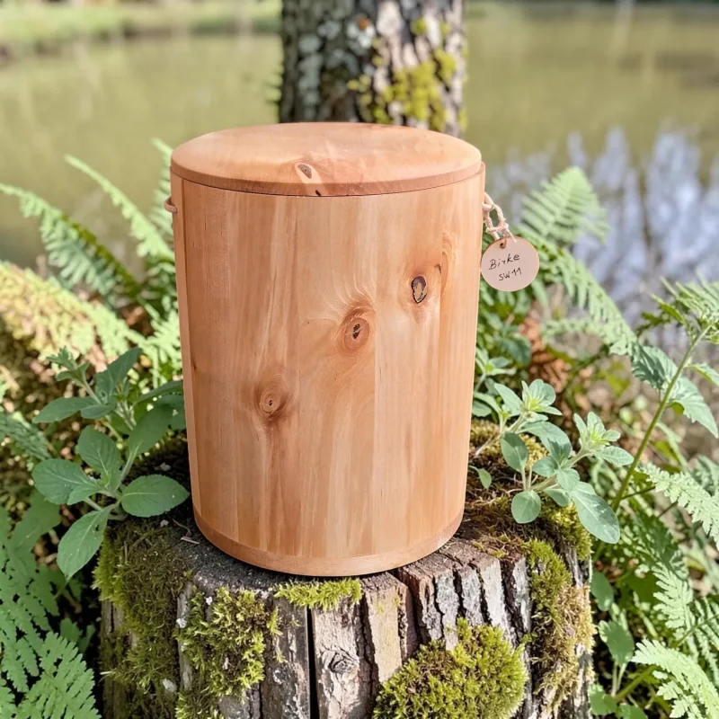Holz Urne/Stille Wälder-Birke sw11