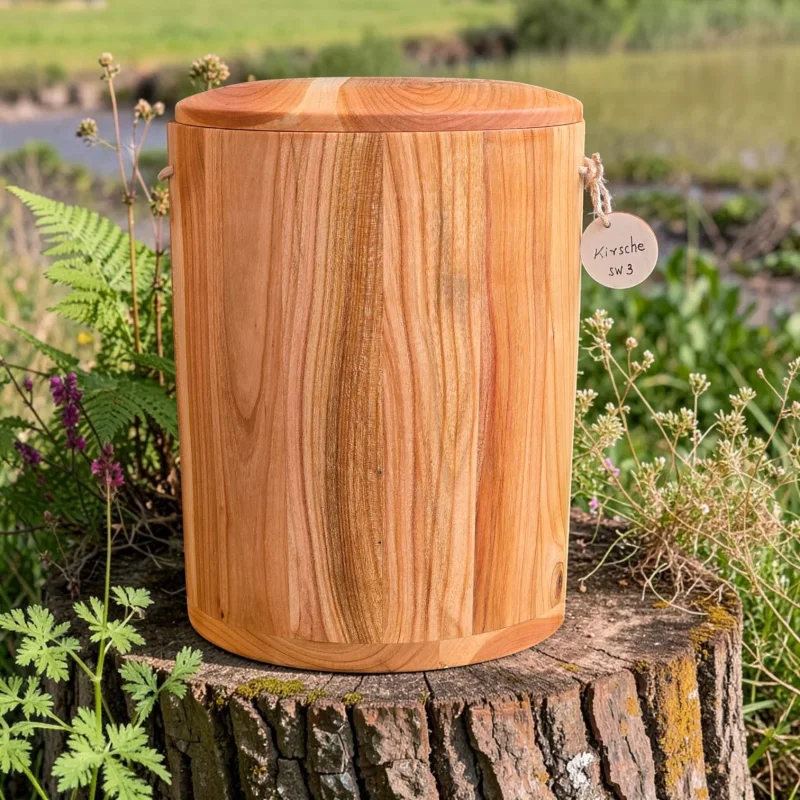 Holz Urne/Stille Wälder-Kirsche sw03