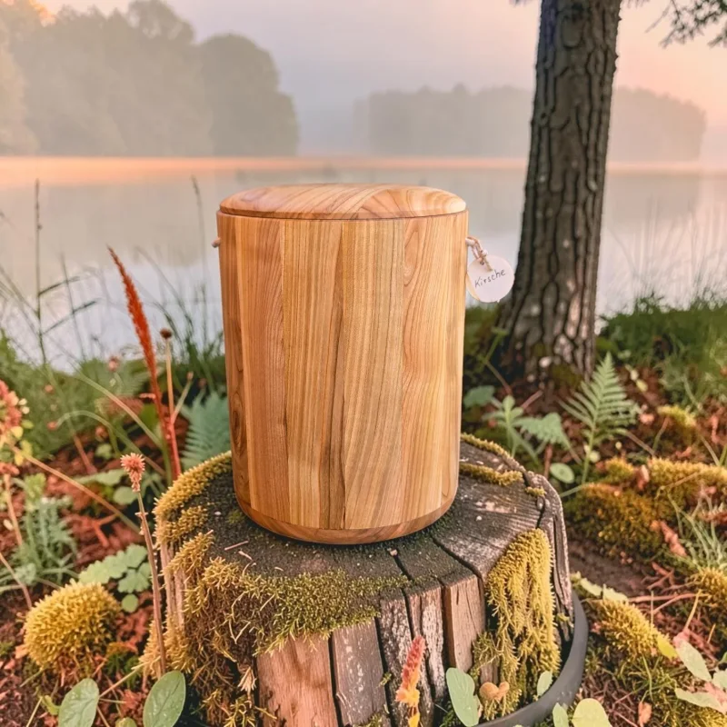 Holz Urne/Stille Wälder-Kirsche