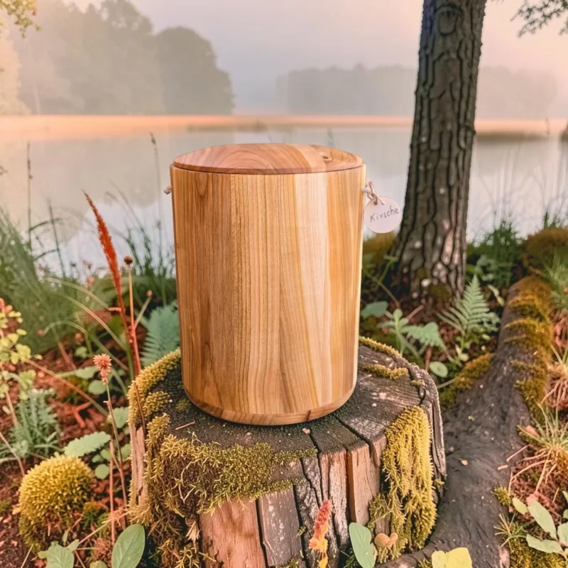 Holz Urne/Stille Wälder-Kirsche