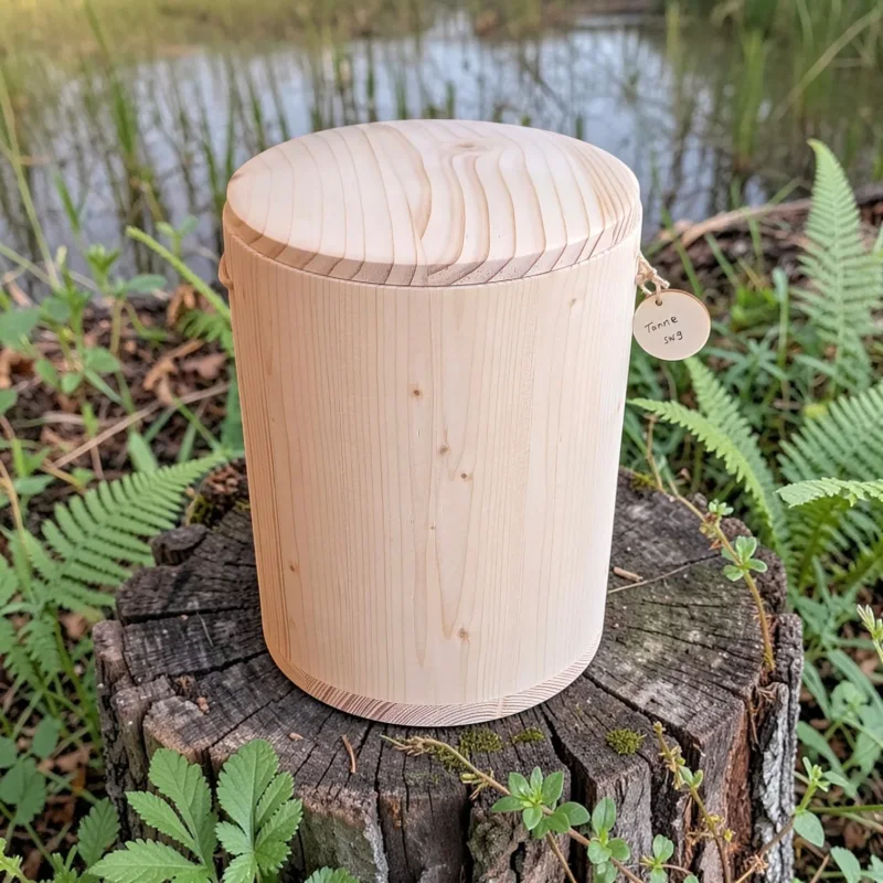 Holz Urne/Stille Wälder-Tanne sw09