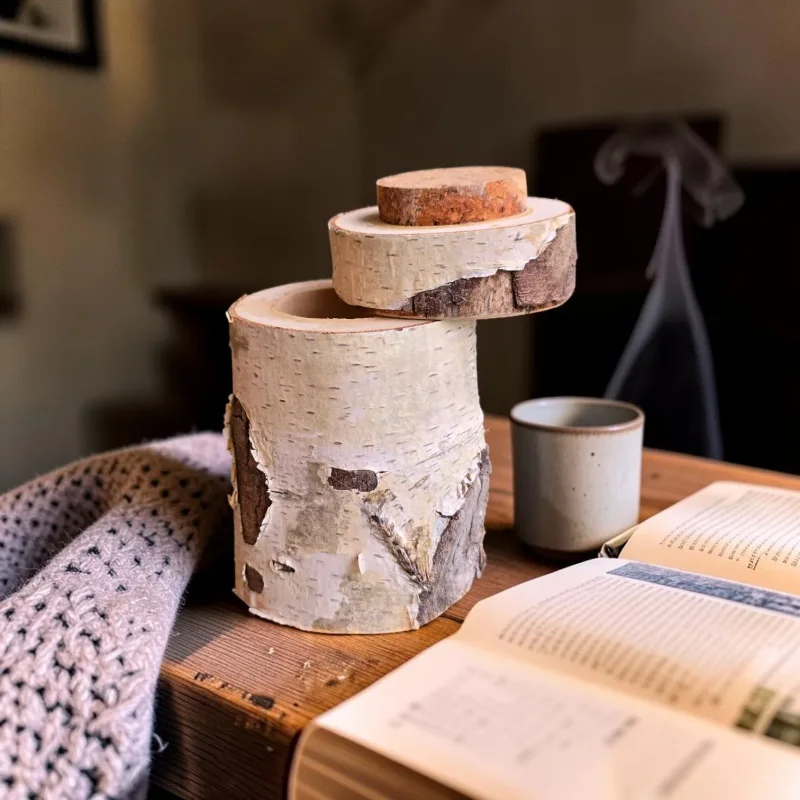 Mini Urne - Birke s01 - ca. 60ml